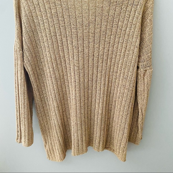 EARTHBOUND V-Neck Sweater Tan Sz Small - Picture 2 of 9